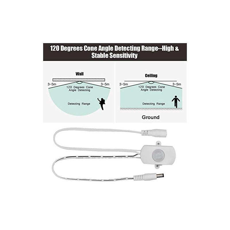 Yosoo Health Gear Motion Sensor Detector Light Switch, 5A 12V