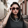 GroveEss Pearl Eyeglass Chain,Beaded Sunglasses Chain Wome,Charming Fashion Around Neck