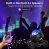 ENOKIK Northern Light Projector, Aurora Star Projector Built-in Bluetooth Speaker,