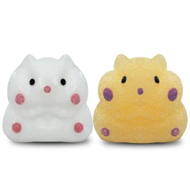 Taba Squishy Handmade Hamster Toys Squeeze Toys for Kids Stress Relief Squishies for Kids Party Favors Kawaii Fidget Toys Fidget Toys Adults (2PACK)