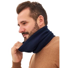 Onvavient Schlauchschal Halswärmer, Schal Halstuch Herren Winter, Dick Fleece Nackenwärmer maske Ski, Gefüttert Weichem Halsschlauch Winddicht Loop Schal für Herren Damen
