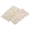 2pcs Inlay Material White Mother of Pearl Shell Blanks Sheet