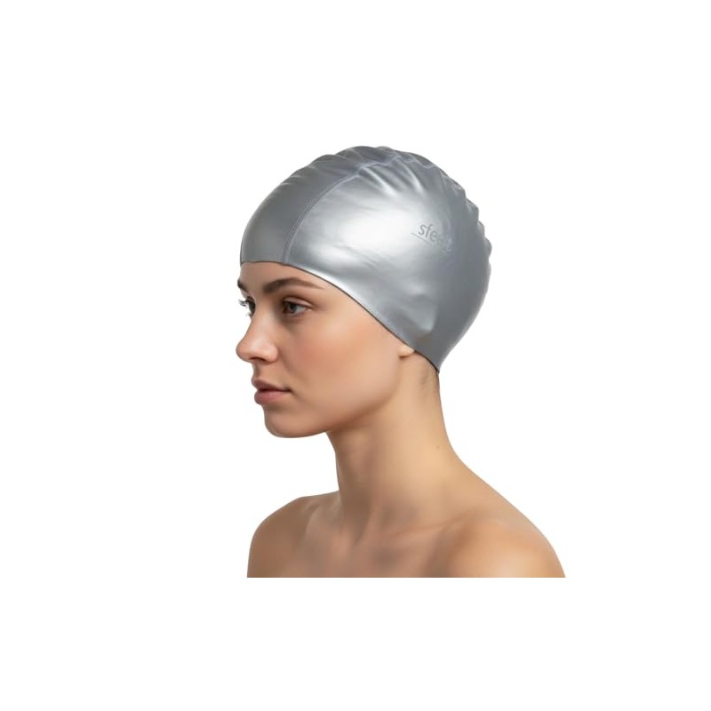 Sfeelt Gorro de Natación de Licra para Piscina con Recubrimiento