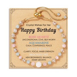 HGDEER Birthday Gifts for Girls Bracelets, Girl Birthday Gift for 8-10 10-12 11 12 13 14 15 16 Year Old 10th 11th 12th 13th 14th 15th 16th Teen Tween Teenager Stuff Jewelry