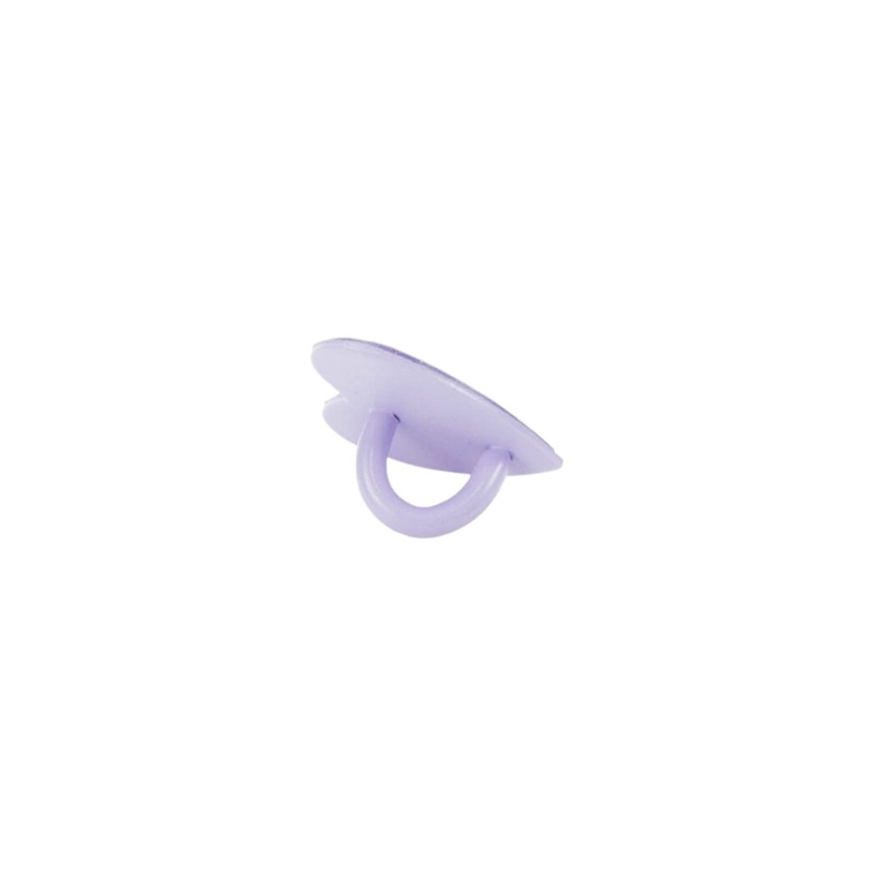 Pastlla 12Pcs Phone Charm Hook Adhesive (Purple, Heart Shaped)