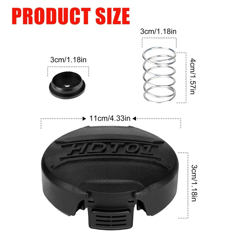 DWO1DT995 & DT20658QZ Replacement Weed Trimmer Head for Dewalt Trimmers