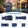 BECOJADDE 18L Hiking Backpack for Men Women Foldable Small Rucksack