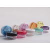 yueton?10 Empty Clear Boday Multi Color Top Lid Plastic Sample
