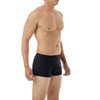 Underworks Mens Microfiber Light Compression Boxers 3X Black