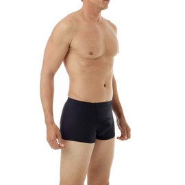 Underworks Mens Microfiber Light Compression Boxers 3X Black