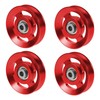 Topfinder Aluminium Alloy Gym Pulley 90 mm (1, Red)