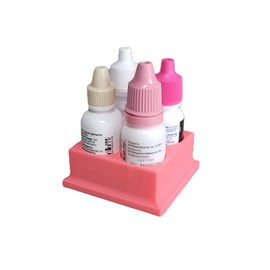 Znet3D Eye Drop Bottles Organizer & Storage – 4-Slot Holder (Pink)