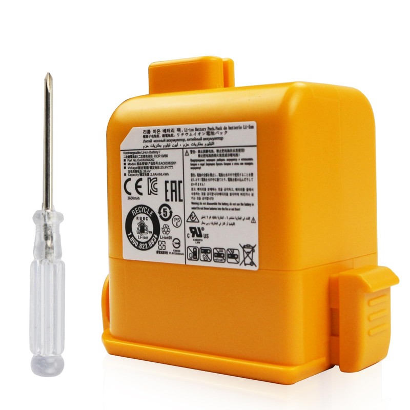 MULS EAC63382204 EAC63382208 Battery for LG Cord Zero A9 Plus