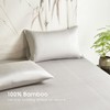 Wake In Cloud - 100% Bamboo Fitted Sheet Set, 3