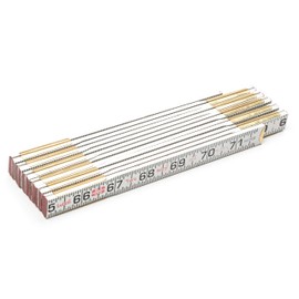 Crescent Lufkin 5/8" x 6' Red End® Two Way® Wood Rule - 966N