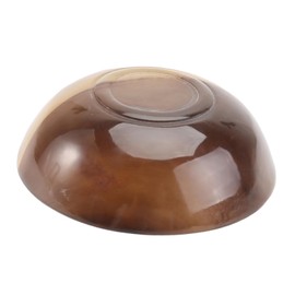 Baluue 2pcs Natural Smooth Horn Shaving Bowl Soap Cup Shaving Kit for Men Razor Compatible