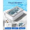Ultrasonic Jewelry Cleaner, Phniti Ultrasonic Retainer Cleaner with Timer, 47KHz