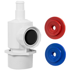 Qloby 9-100-9001 Wall Fitting Connector for Polaris Cleaner, Pressure Relief Valve Universal Polaris Pool Sweep Hose Connector Assembly Compatible with Polaris Zodiac 380 280 180 Pool Cleaner (1 Pack)