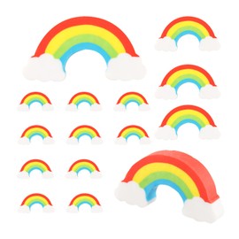 Bojueshaw 36 Pcs Mini Rainbow Eraser,Cute Colourful Rubber Erasers,Novelty Clouds Erasers for Kids,School,Office & Art,Party Favours