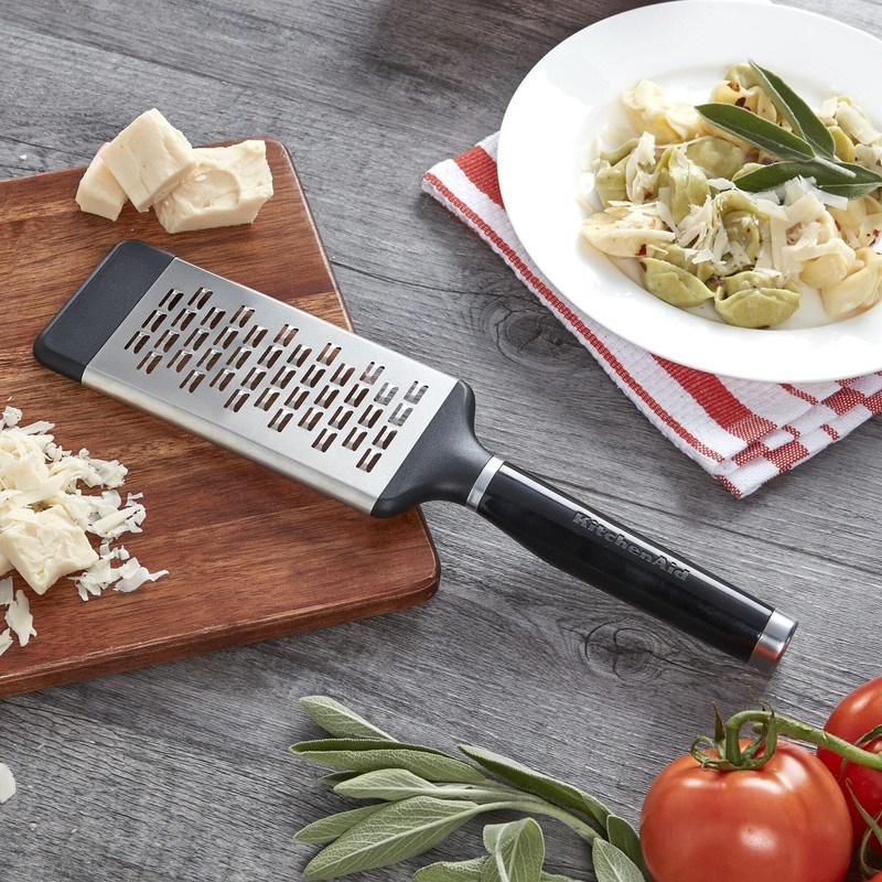 KitchenAid - Cheese Grater, Stainless Steel Bi-Directional Hand Grater with