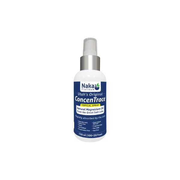 Naka Concentrace (Topical Spray) Natural Magnesium Oil - 120ml