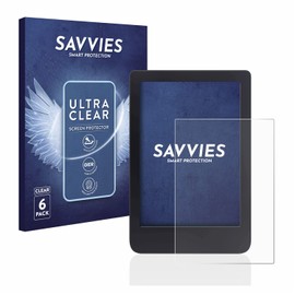 Savvies Screen Protectors for Tolino Shine 3 Ultra Transparent Pack of 6
