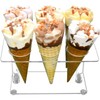 Ailelan Cone Display Stand - Clear Acrylic Ice Cream Cone