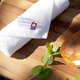 [oruta] Facial Wash Hand Towel, Imabari Certified, Natural Towel, Set of 10, Made in Japan, Oshibori, Face Wipe, Thin, Water Absorbent, Quick Drying, Room Drying, Cotton 100 (Set of 10, Pink)