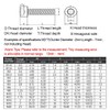 Dreneco High Tensile Hex Socket Cap Machine Screws Allen Bolts,