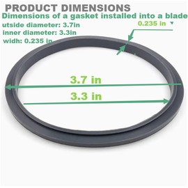 3-pack Sealing Gaskets Replacement Parts Fits for NutriBullet Blenders 600w/900w Extractor Blade