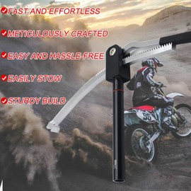 RJSPHH Dirt Bike Tire Changing Tool Kit for Motocross and Enduro, Compact Dirt Bike Tire Changer for 16" to 21" Wheels, 15/17/20/25mm Axles