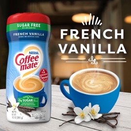Coffee-mate French Vanilla, Sugar-Free Powdered Coffee Creamer, 10.2-Ounce Units (Pack of 6)
