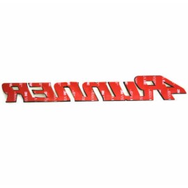 Toyota Wallsmart 99-02 Toyota 4Runner Silver Nameplate 75445-35060 Emblem Logo Tailgate Script