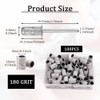 Henyall 180 Grit Sanding Bands Nail Drill 100Pcs,Sanding Band Nail