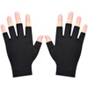 CHENLONB Men's Half Finger Gloves, Cooling Gloves, Lightweight, Thin, Breathable,