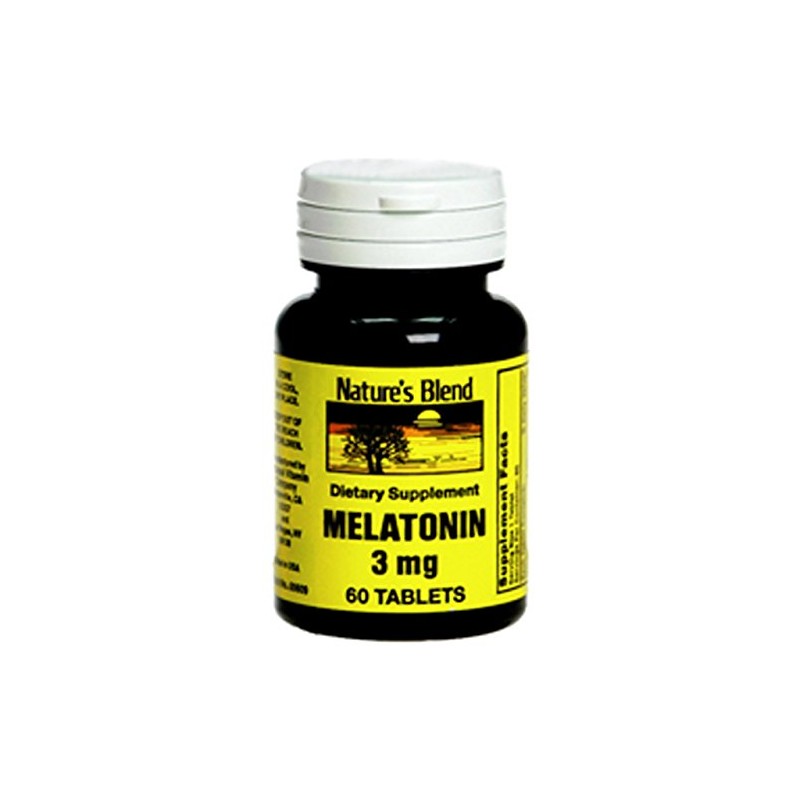 Nature's Blend Melatonina 3 mg 60 Comprimidos