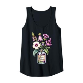 Womens Aqua Tofana Apothecary Feminist Women Poison Tank Top