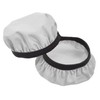 PATIKIL Grey Flexible Fabric Washable Headphone Cover Fits 60mm-90mm 1