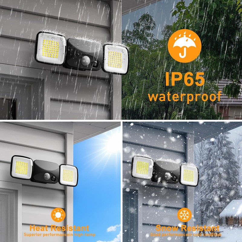 Allotall Rechargeable Battery Operated Lights 3-5 Months Endurance Motion Sensor