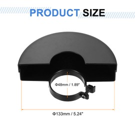 sourcing map Grinder Guard 5" 133mm Dia Metal Angle Grinder Guards Protector Cover Wheel Cover Replacement Accessories