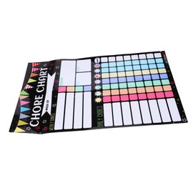 NUOBESTY 1sheet Magnetic Chore Chart Stickers Decorative Responsibility Planner for Boys and Girls Weekly Task Management and Motivation Tool for Home Use Fun Habit Tracker