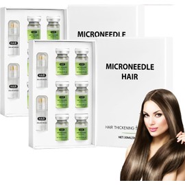 Suero de Crecimiento de Los Pelos de Microagujas, SéRum para el Crecimiento del Cabello, Tratamiento Avanzado de Crecimiento del Cabello (2pcs)