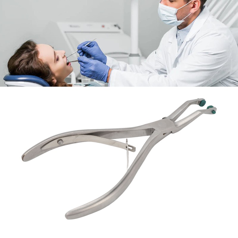 Dental Crown Pliers Splitter Stainless Steel Orthodontic Temporary Teeth Removal