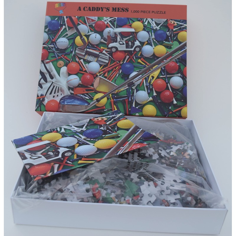 Parachute Puzzles A Caddy's Mess - Puzzle de 1000 piezas,