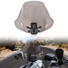 SAUTVS Dark Tinted Wider Adventure Adjustable Windshield for Can-Am Ryker,