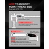 Kolvoii M8×1.25 Helicoil Thread Repair Kit, Metric M8 Helicoil kit
