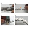 Wolfride Bicycle Chain, Speed Chain, 116 Links, Compatible with 6/7/8