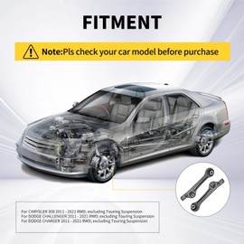 KAYULONE Front Lower Control Arms Compatible with Chrysler 300 2011-2021 RWD,Dodge Challenger Charger 2011-2021 K642193 2Pcs