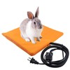 YUYUSO Rabbit Heated Pad with Cozy Fleece Cover for Bunny