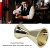 Cocktail Jigger Double Sided Stainless Steel Bar Shot Measuring Cup